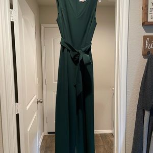 Calvin Klein emerald green jumpsuit